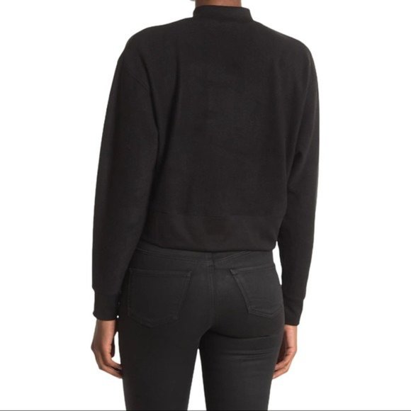 NWT ABOUND Mock Neck Fleece Pullover in Pink Bloom - Large - Picture 3 of 3